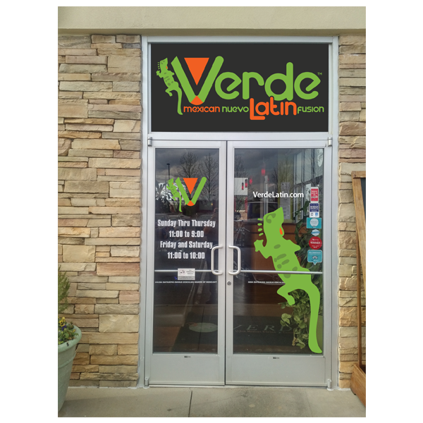 Verde Latin Door Graphics
